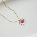 Collier Erable - hexa (petit 12mm)