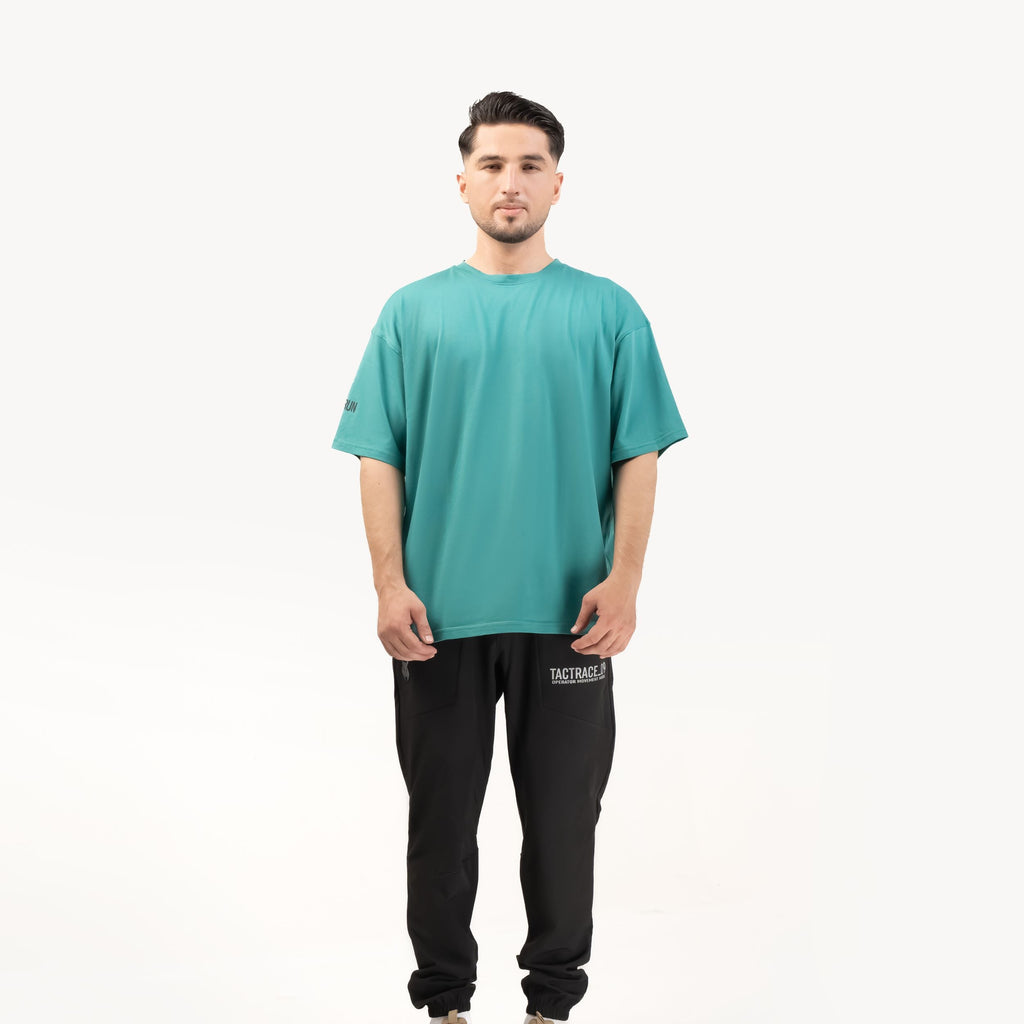 OPERATOR_77 OVERSIZED TEE — ROUGE GREEN