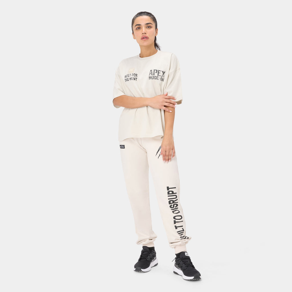 APEXMODE OVERSIZED T-SHIRT — TACTICAL BEIGE