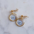Boucles d’oreilles mia - rond moyen (16mm)