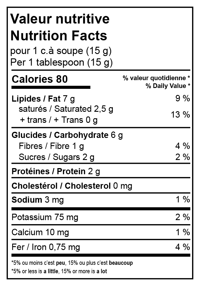 Beurre Cajou Coco Érable*