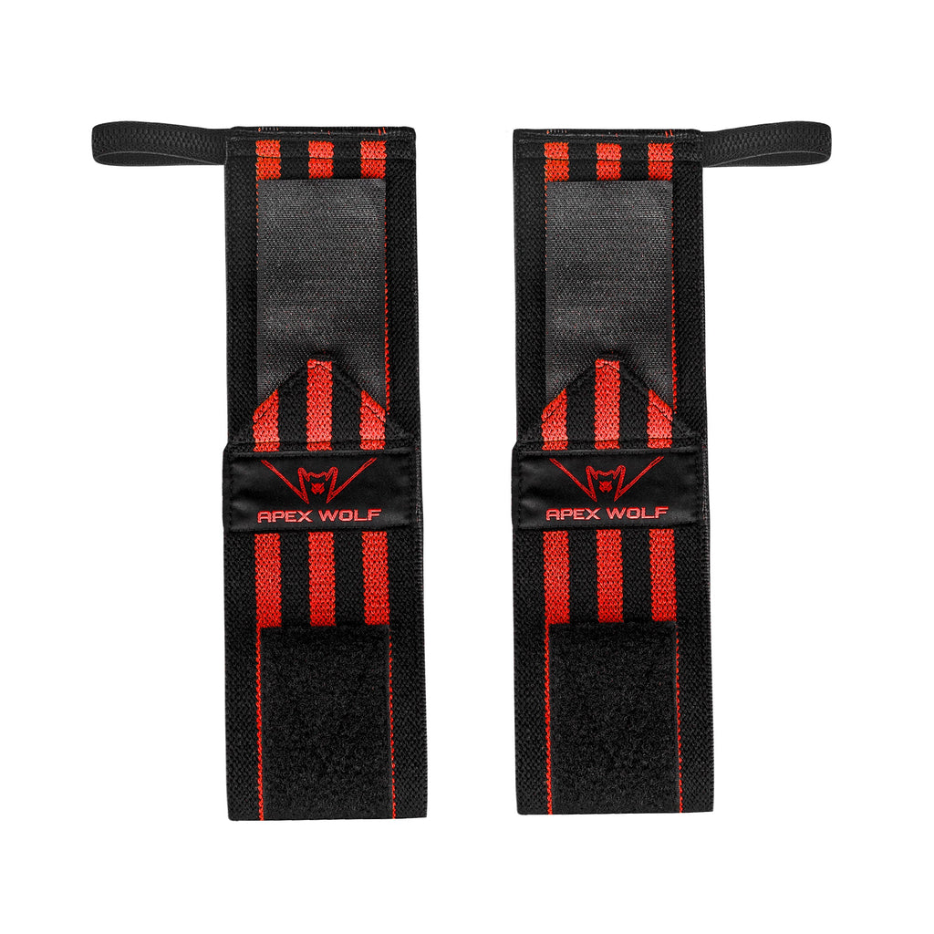 Battle Wrap Wrist Straps (Pair) - Red