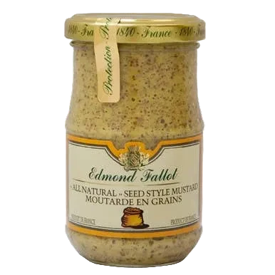 Edmond fallot-Moutarde de dijon à l'ancienne (Dijon Old-Fashioned Mustard) 210 ml